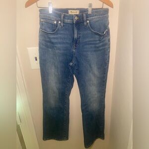 Madewell Mid Rise Kick Out Jeans 28 blue denim